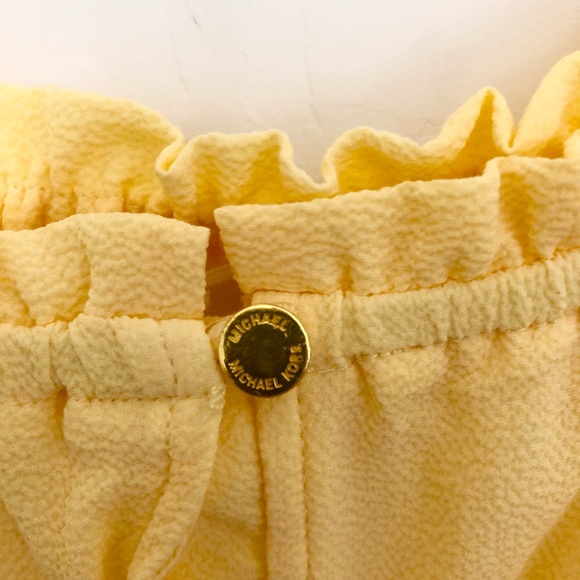Michael Kors Yellow blouse. P/S size. Not Used. - Picture 3 of 8
